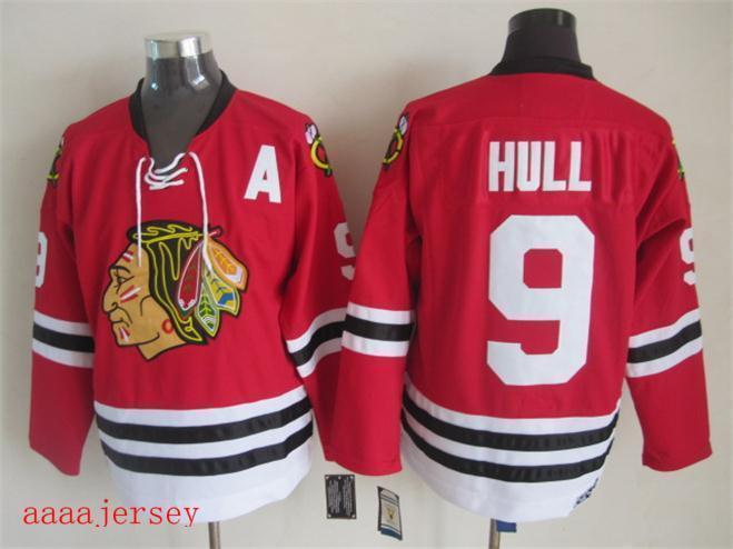Chicago Blackhawks retro ice hockey jersey M-3XL 芝加哥黑鹰队复古冰球服 7