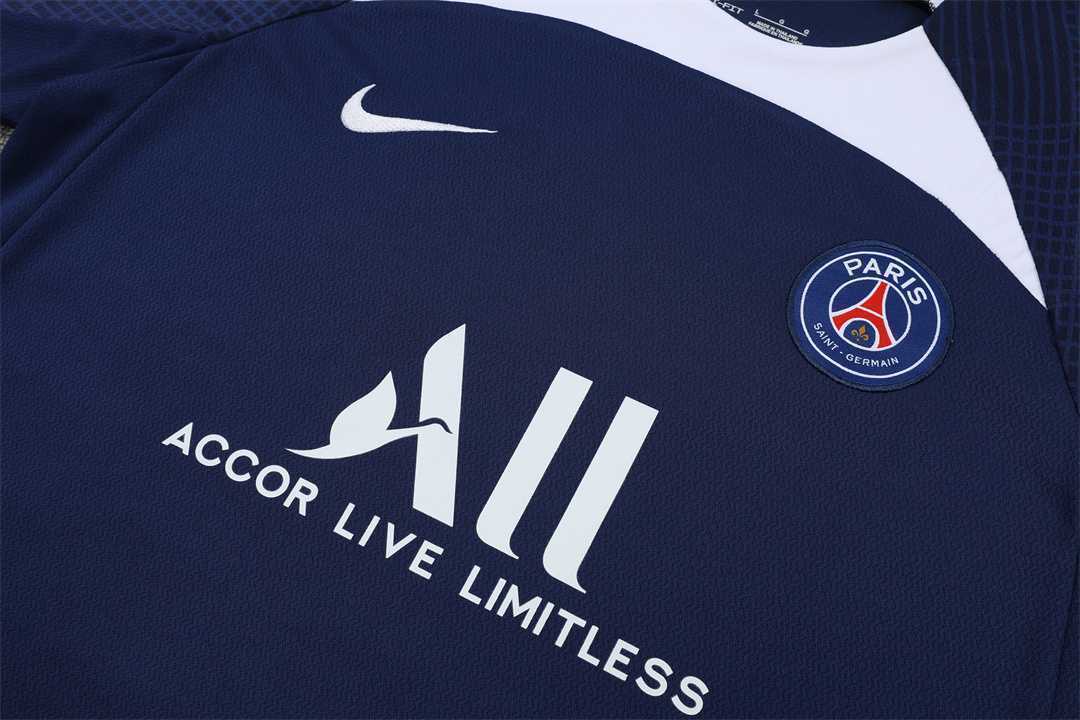 22-23 PSG Training Short Sleeve Kit Blue 19