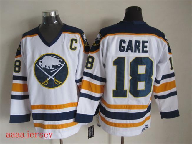 Buffalo Sabres retro ice hockey jersey M-3XL 水牛城军刀队复古冰球服 4