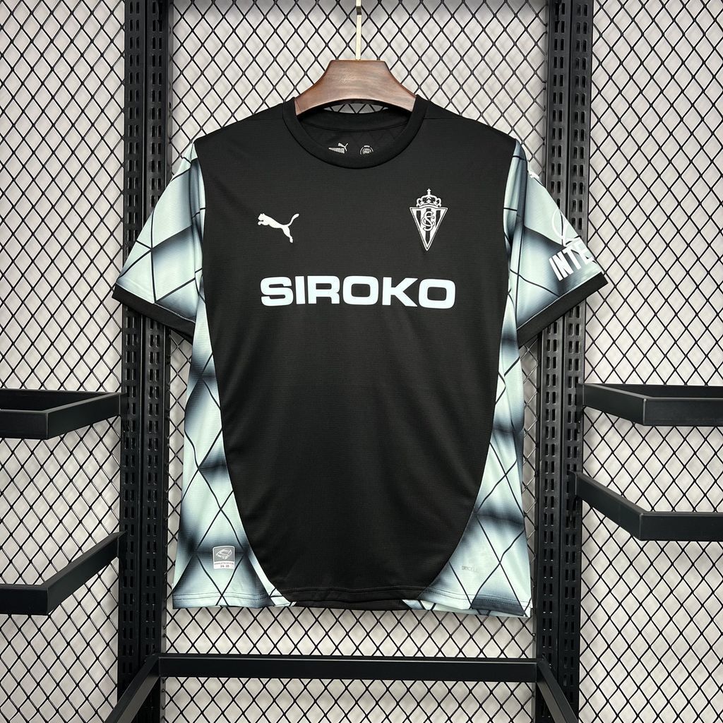 24-25 Sporting De Gijon Away Shirt Soccer Uniforms Soccer AAAAJersey Yupoo