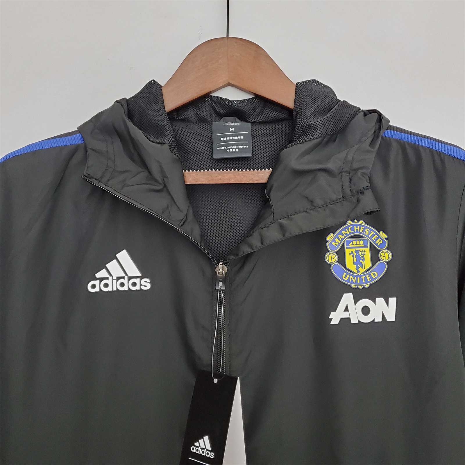22-23 Manchester United black windbreaker 5