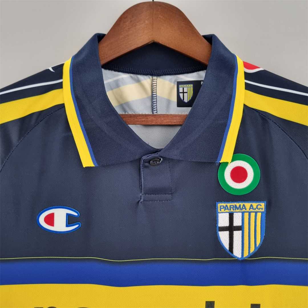 99-00 Parma away Cheap Football Kit 6