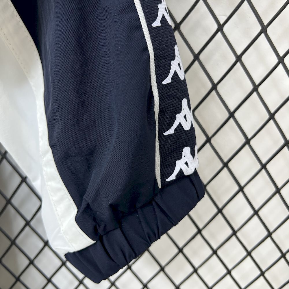 25-26 Barcelona x Kappa OG Style Navy Windbreaker Jacket AAAAJersey Supplier Yupoo 1