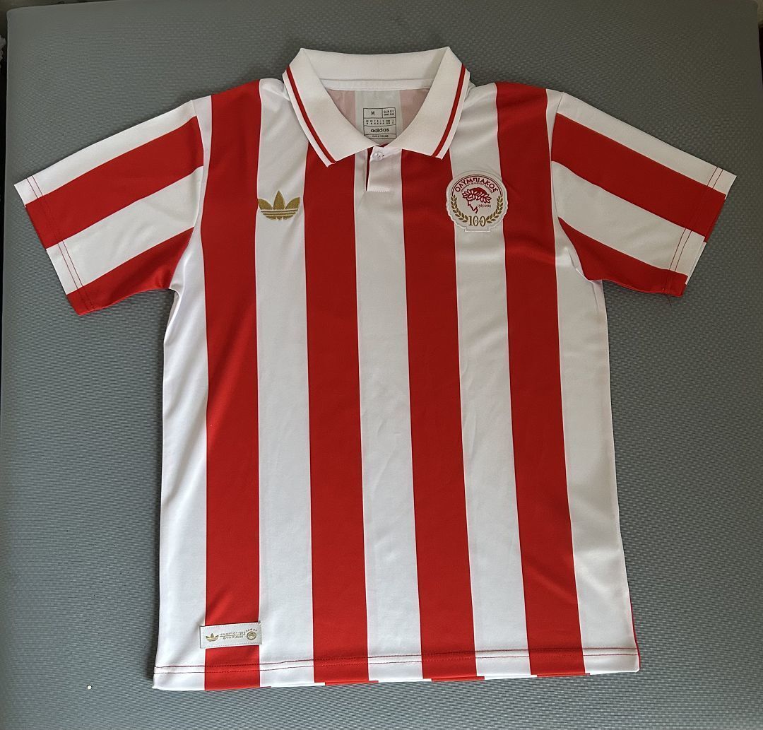 25-26 Olympiacos 100th Anniversary Kit Football T-Shirt AAAAJersey Supply Yupoo 2