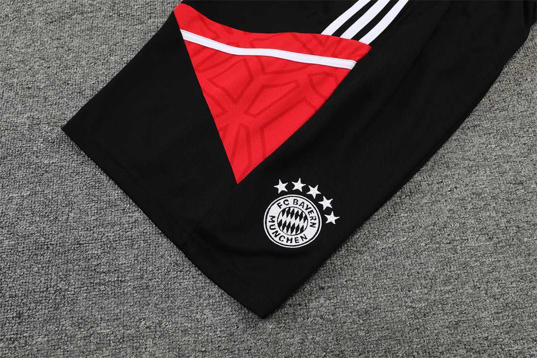 22-23 Bayern vest training suit kit black - 3 4