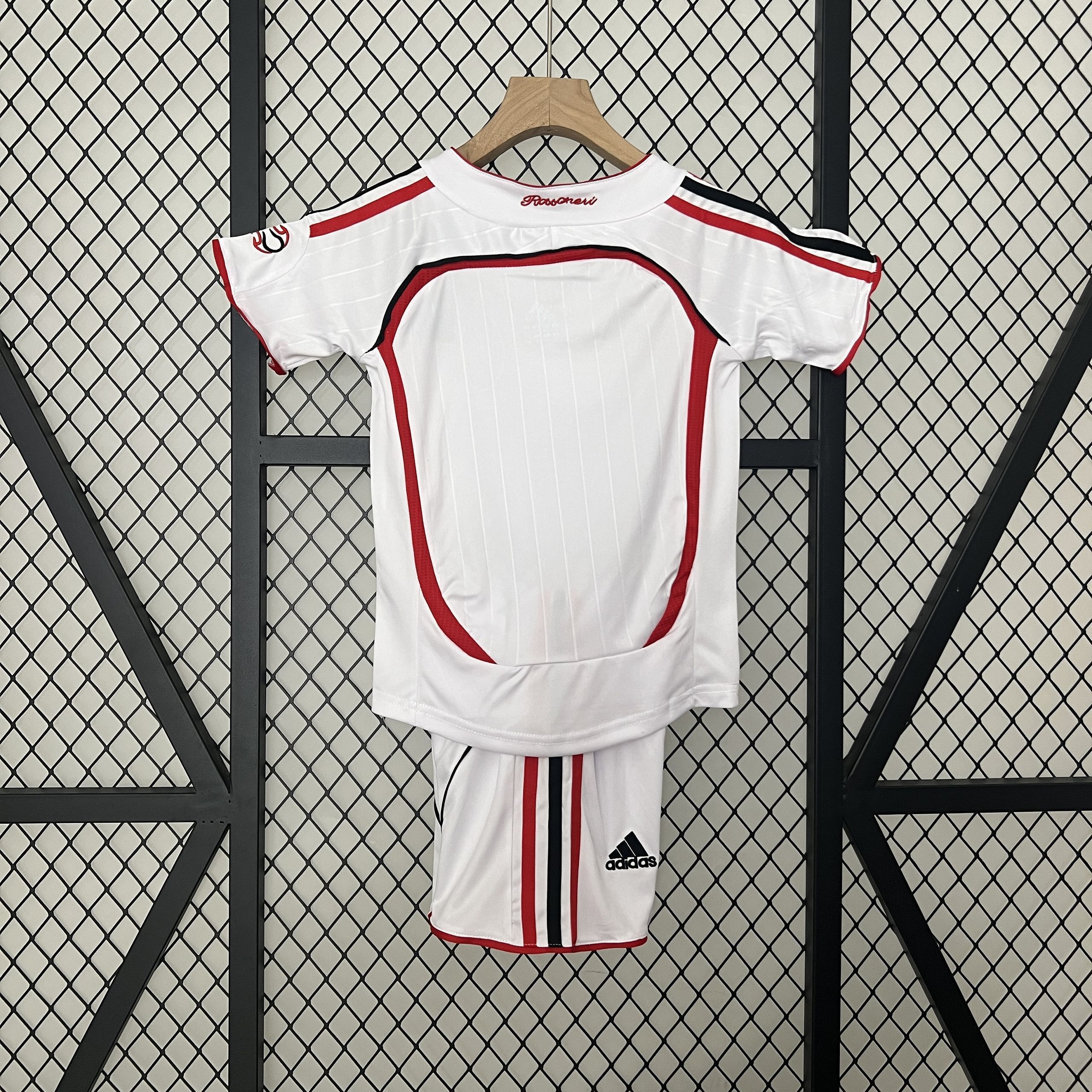 07-08 AC Milan Retro Kid UCL Final Version Kits Sets Jersey Supplier Yupoo 3