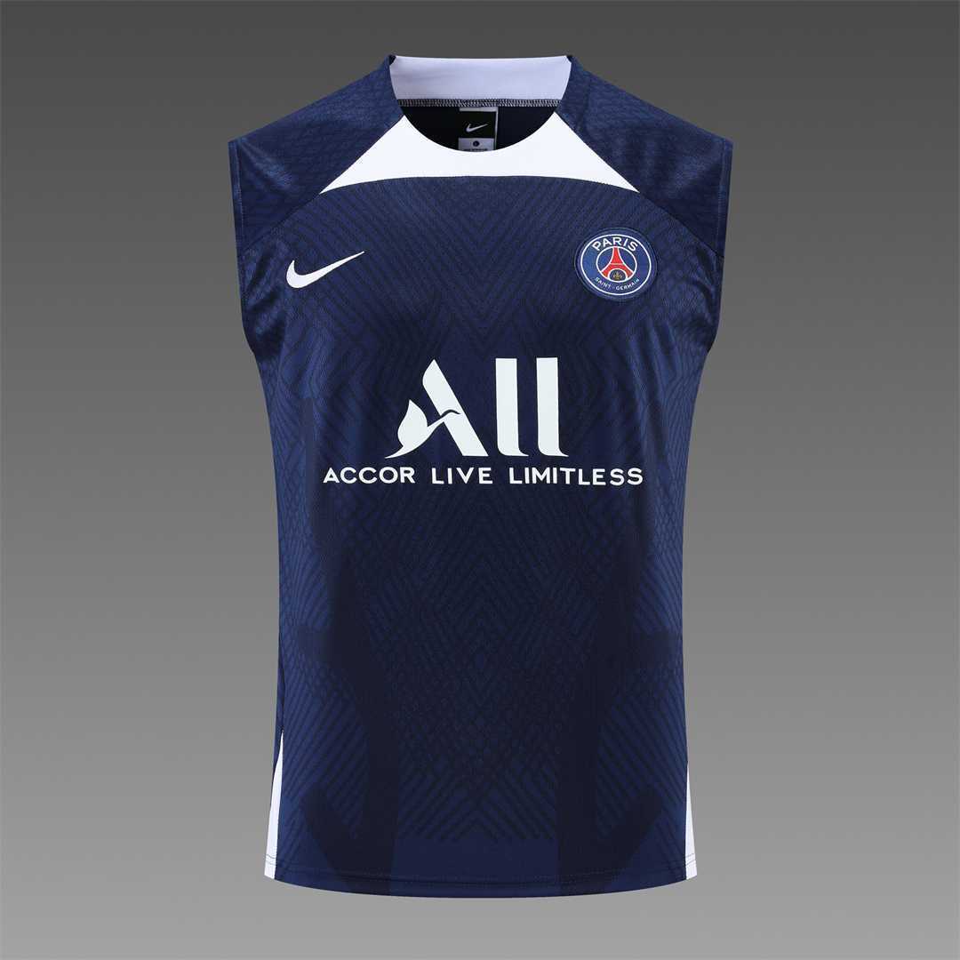 22-23 PSG vest training suit kit dark blue 7