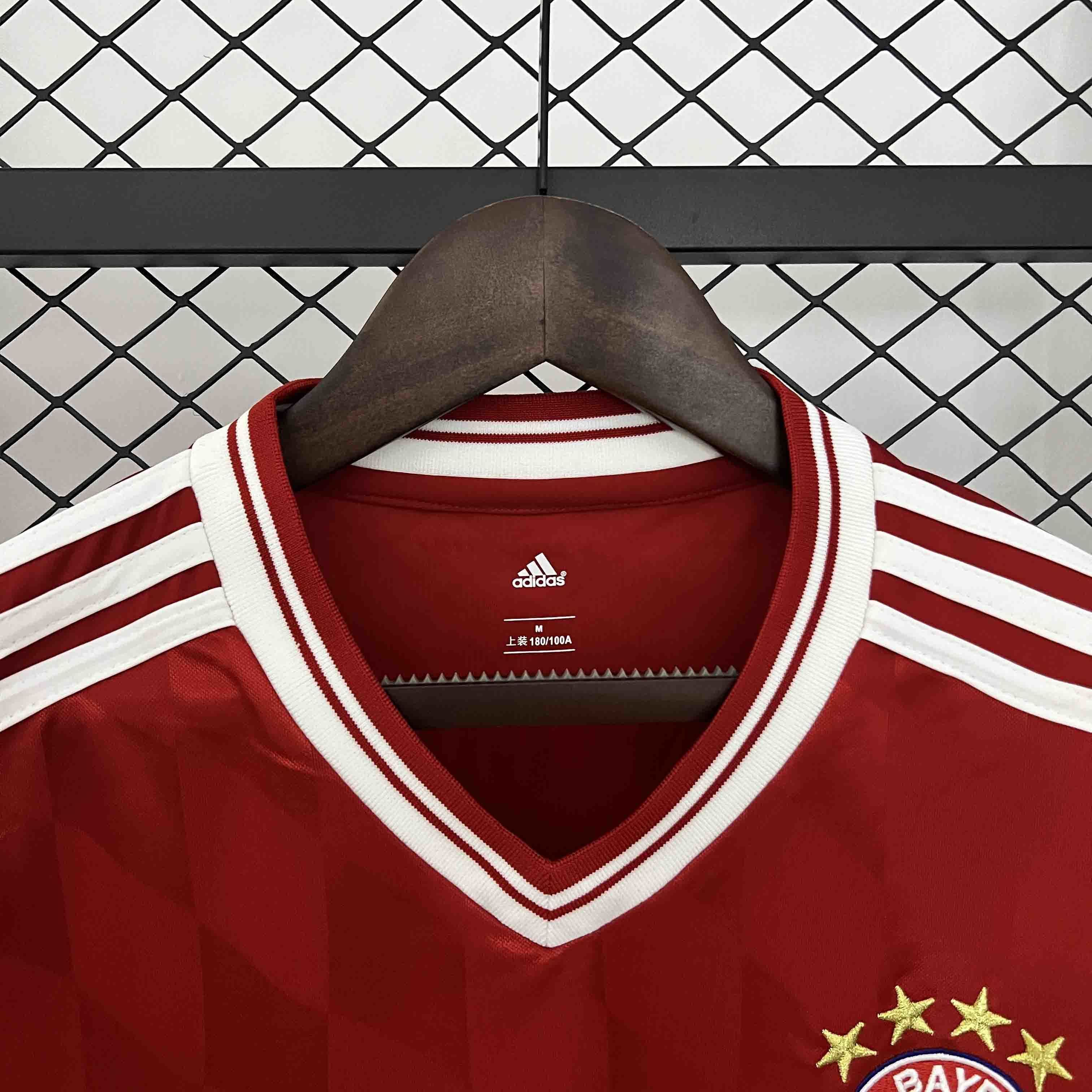 13-14 Bayern Munich Home Retro Kit Vintage Shirt AAAAJersey Dropship Yupoo 4