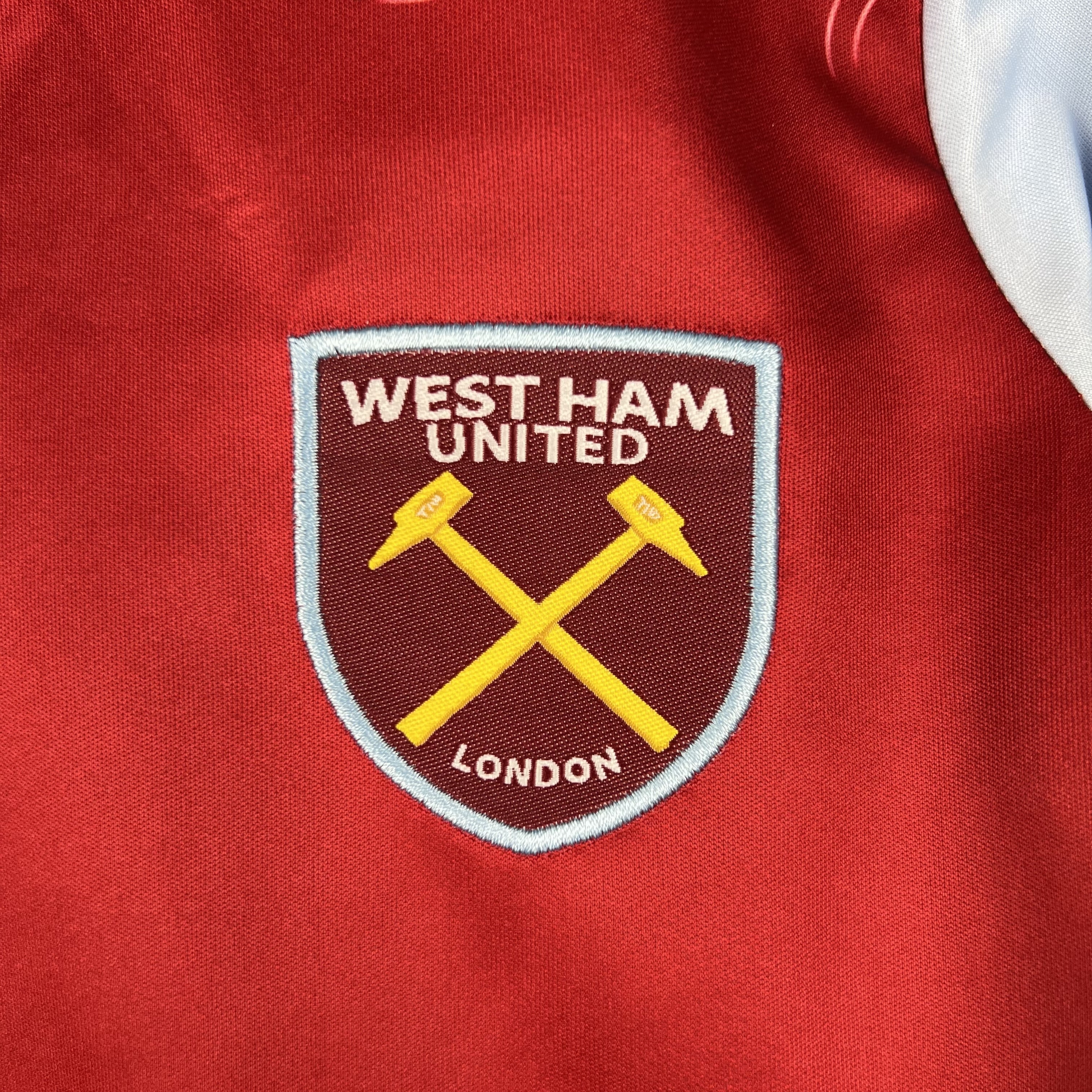23-24 Kids West Ham United Home Size 16-28 Soccer Jersey 1