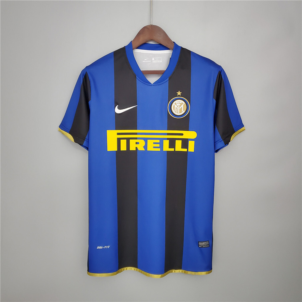 08-09 Inter Milan UCL home with patch and fonts