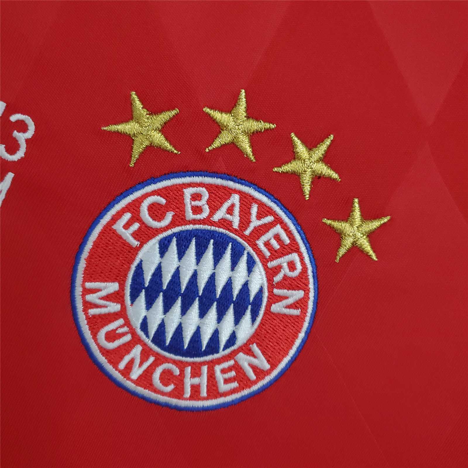 13-14 Bayern Munich Champions League home long sleeve 3