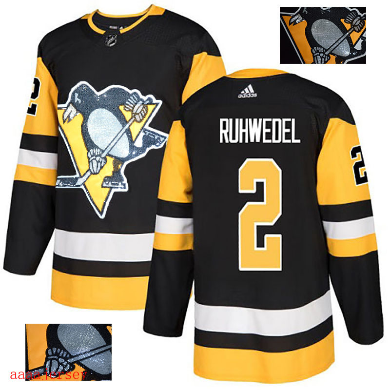 2018 Pittsburgh Penguins ice hockey jersey M-3XL 匹兹堡企鹅队时尚亮片款冰球服 11