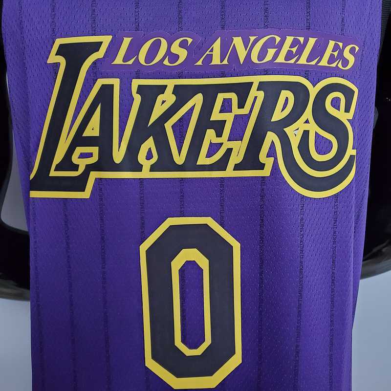 KUZMA #0 Lakers Round neck purple 3
