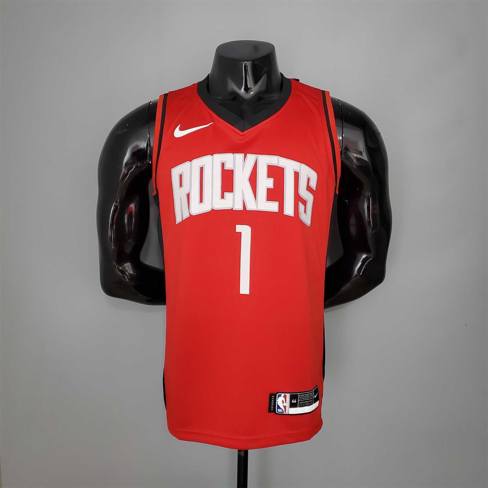 2021 McGRADY#1 Rockets Red
