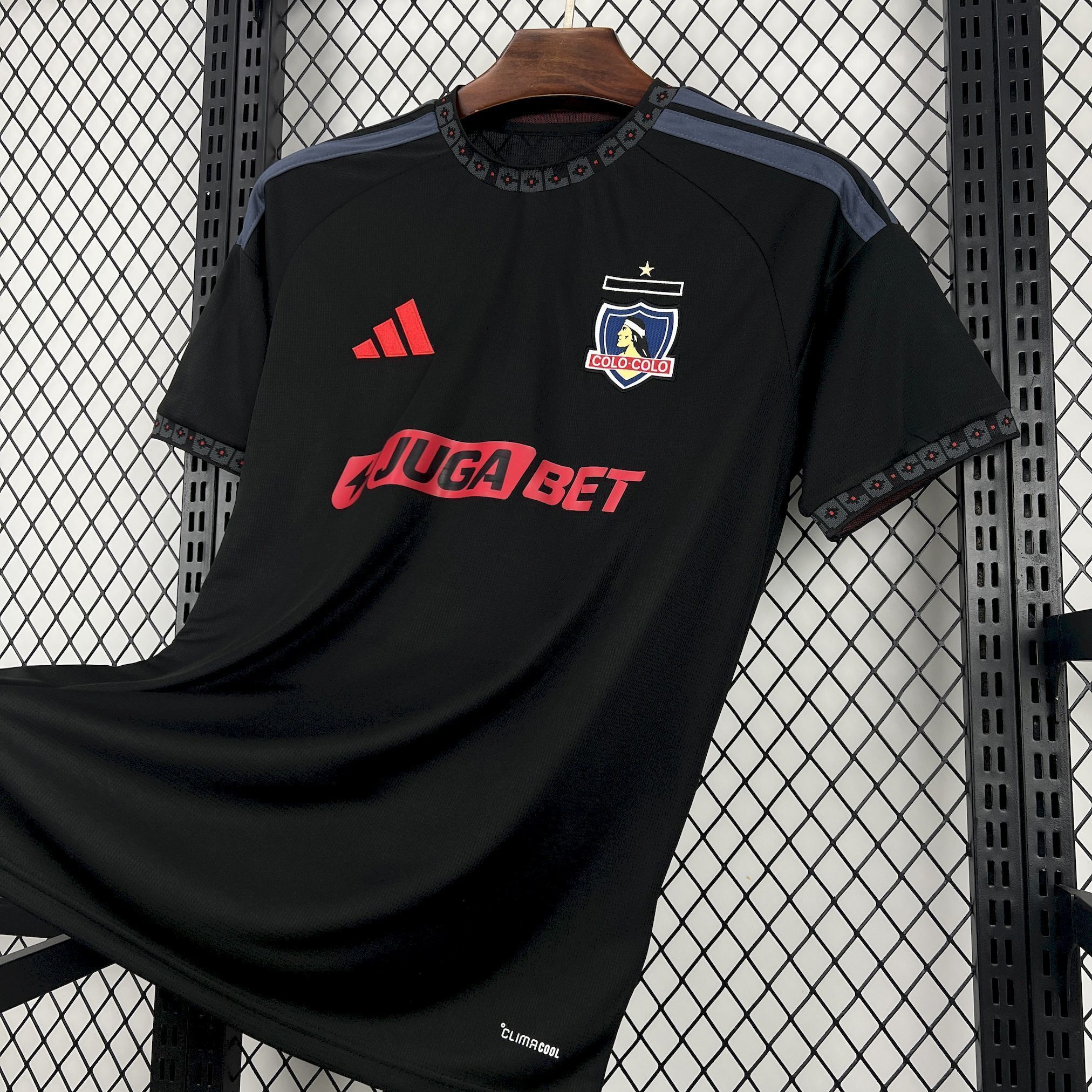 26-27 Colo Colo Mens Away Kit Soccer Black T-Shirt AAAAJersey Dropship Yupoo 4