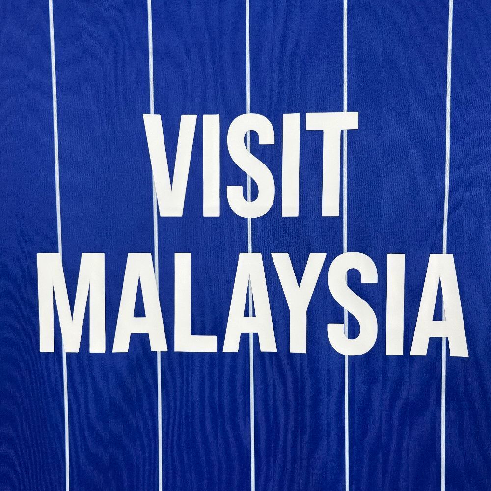 25-26 Cardiff City Home Kit Sport Football Blue T-Shirt AAAAJersey Supplier Yupoo 5