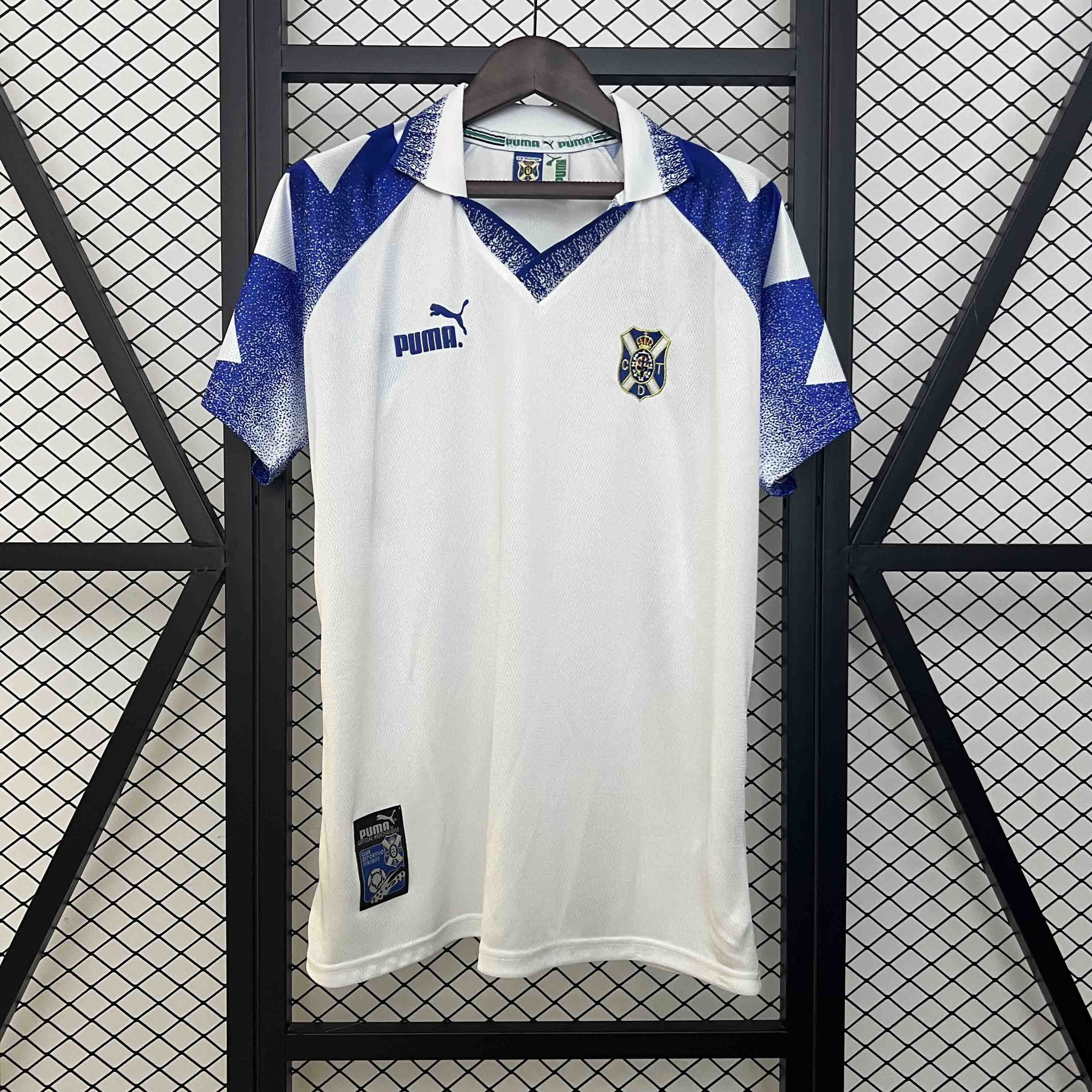 97-98 Tenerife Home Retro Kit Vintage Shirt AAAAJersey Supplier Yupoo