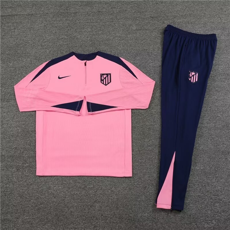 24-25 Atletico Madrid Long Sleeve Training Suit Football Shirts 1