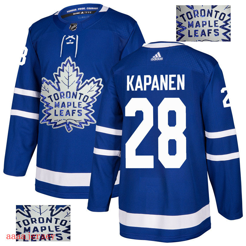 2018 Toronto Maple Leafs ice hockey jersey M-3XL 多伦多枫叶队时尚亮片款冰球服 36