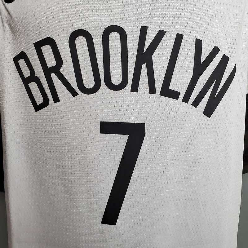 Durant #7 Brooklyn Nets white 1