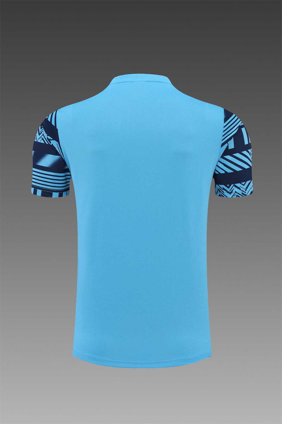 22-23 Manchester City Training Wear Short Sleeve Kit Blue 3