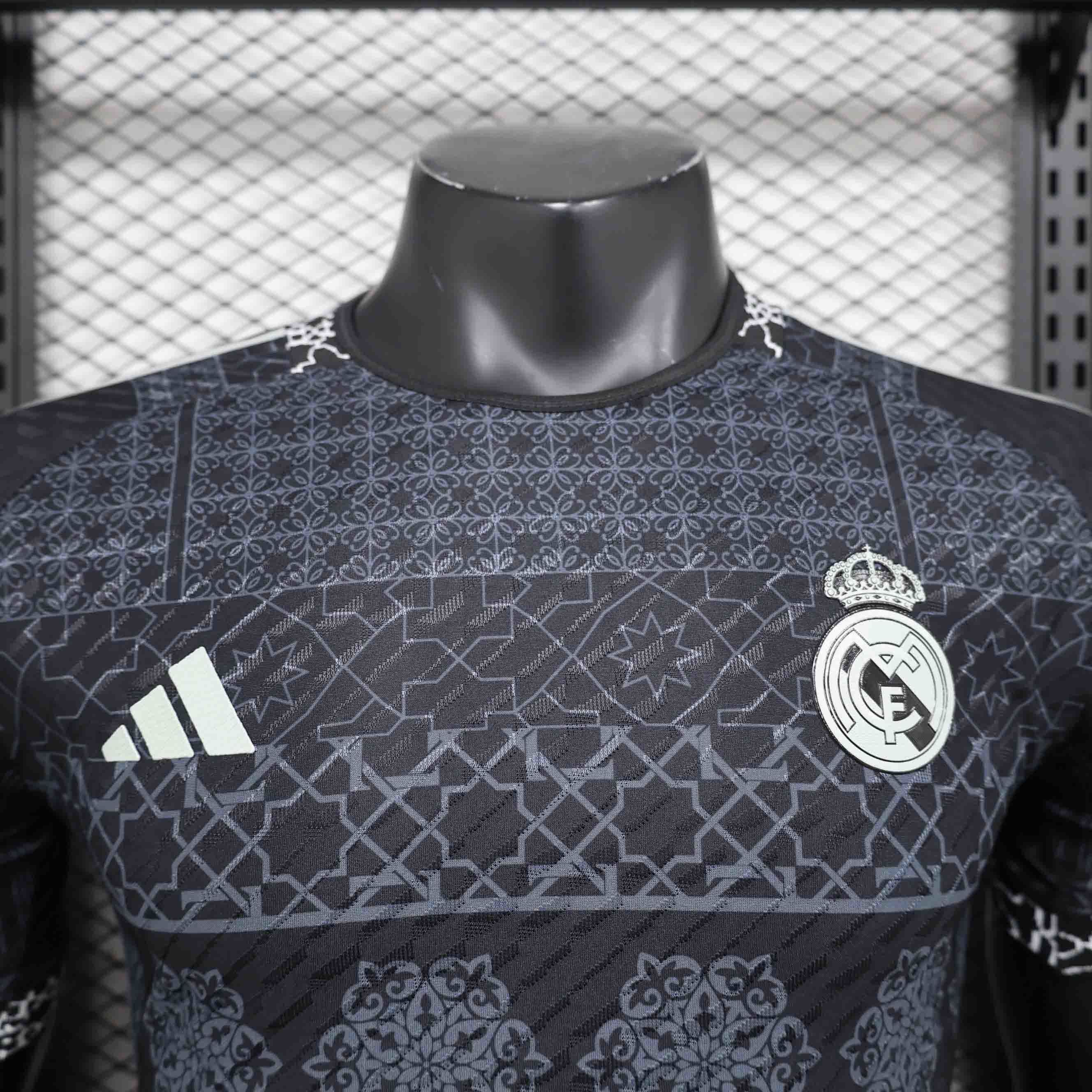 24-25 Real Madrid Special Edition Black Kit Player Version Shirt Best Wholesale Yupoo 7