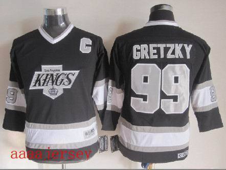 Los Angeles Kings retro ice hockey jersey M-3XL 洛杉矶国王队复古冰球服 3