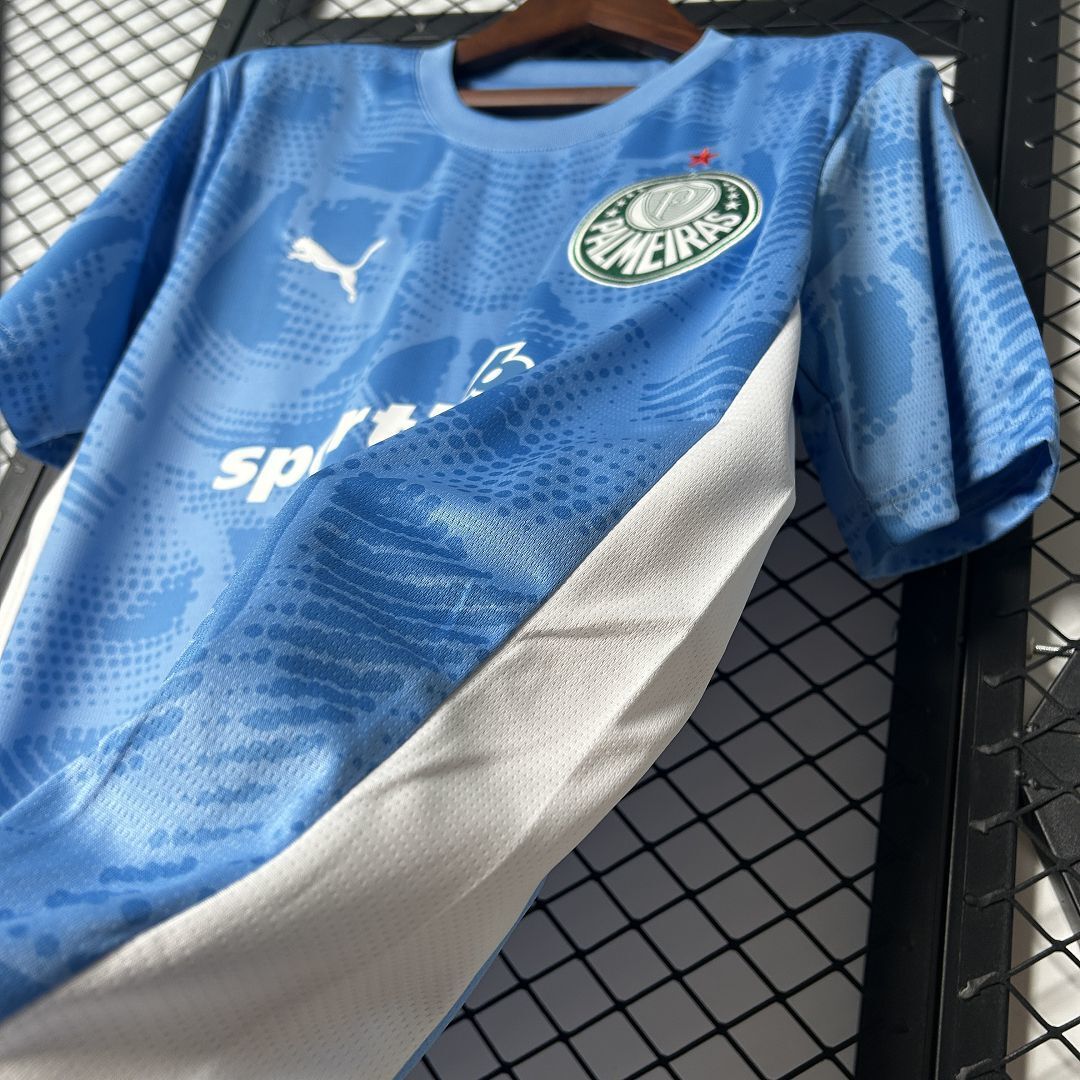 25-26 Palmeiras Goalkeeper Blue Kit Soccer T-Shirt AAAAJersey Wholesale Yupoo 7