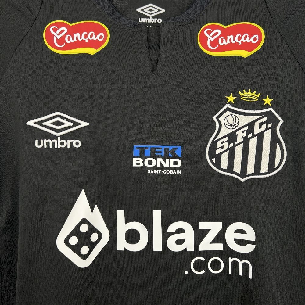 25-26 Santos Black Kit Special Edition Soccer AAAAJersey Yupoo S-2XL 2