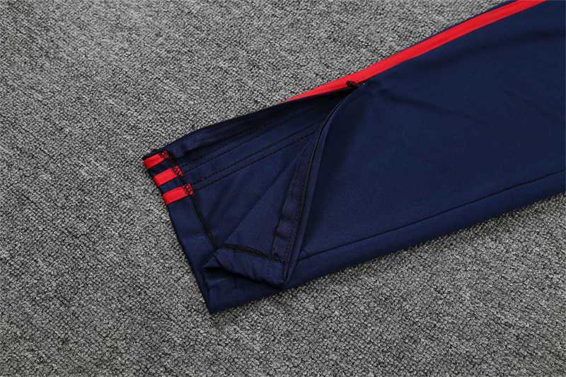 Polo Bayern sapphire blue and red three sides 13
