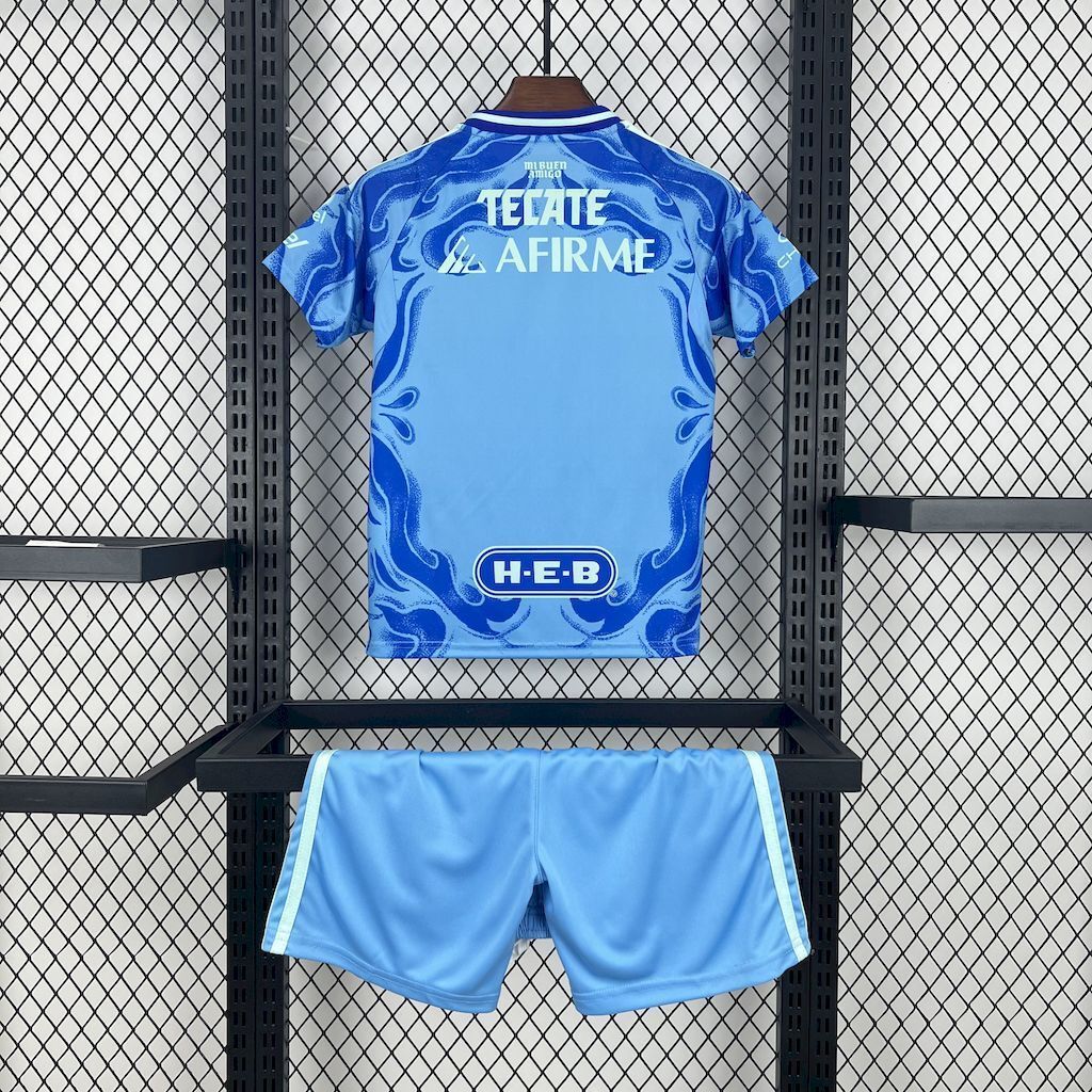 25-26 Tigres UANL Away Kid Kits Youth Apparels AAAAJersey Wholesale Yupoo 5