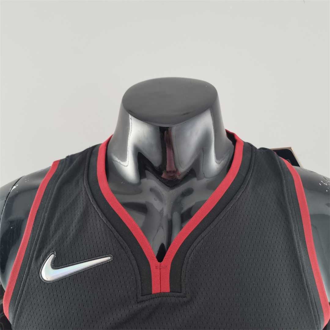 75th Anniversary Miami Heat BUTLER#22 black NBA Jersey 2