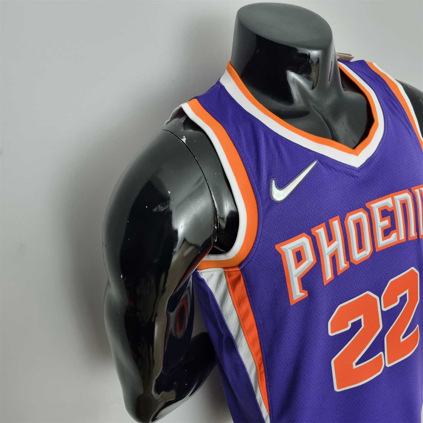 75th Anniversary Ayton #22 Phoenix Suns Purple NBA Jersey 7
