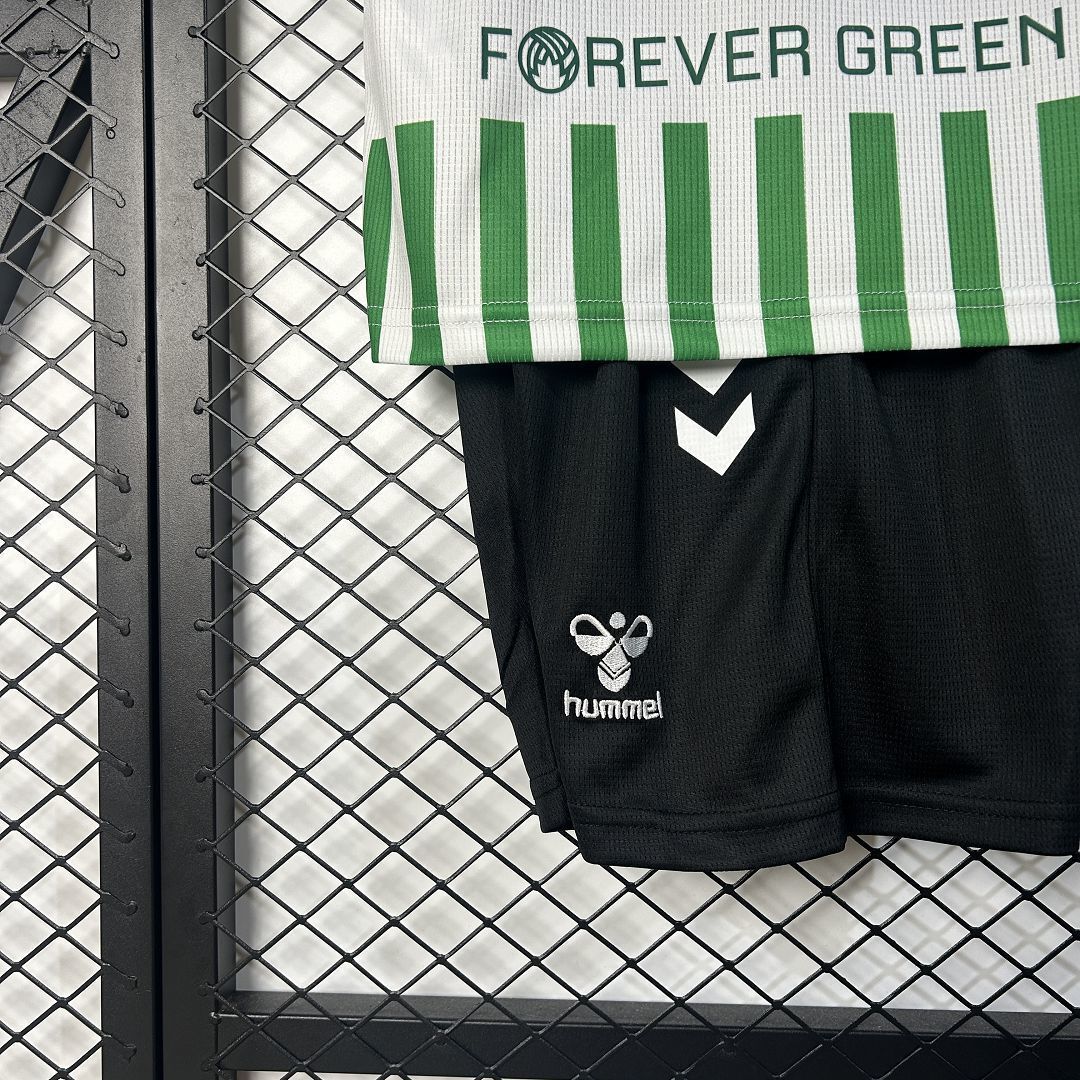 24-25 Real Betis Conference League Final Kid Kits Youth Apparels AAAAJersey Wholesale Yupoo 7