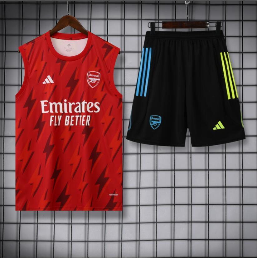 23-24 Arsenal Training Vest Kit S-XXL Soccer Jerseys
