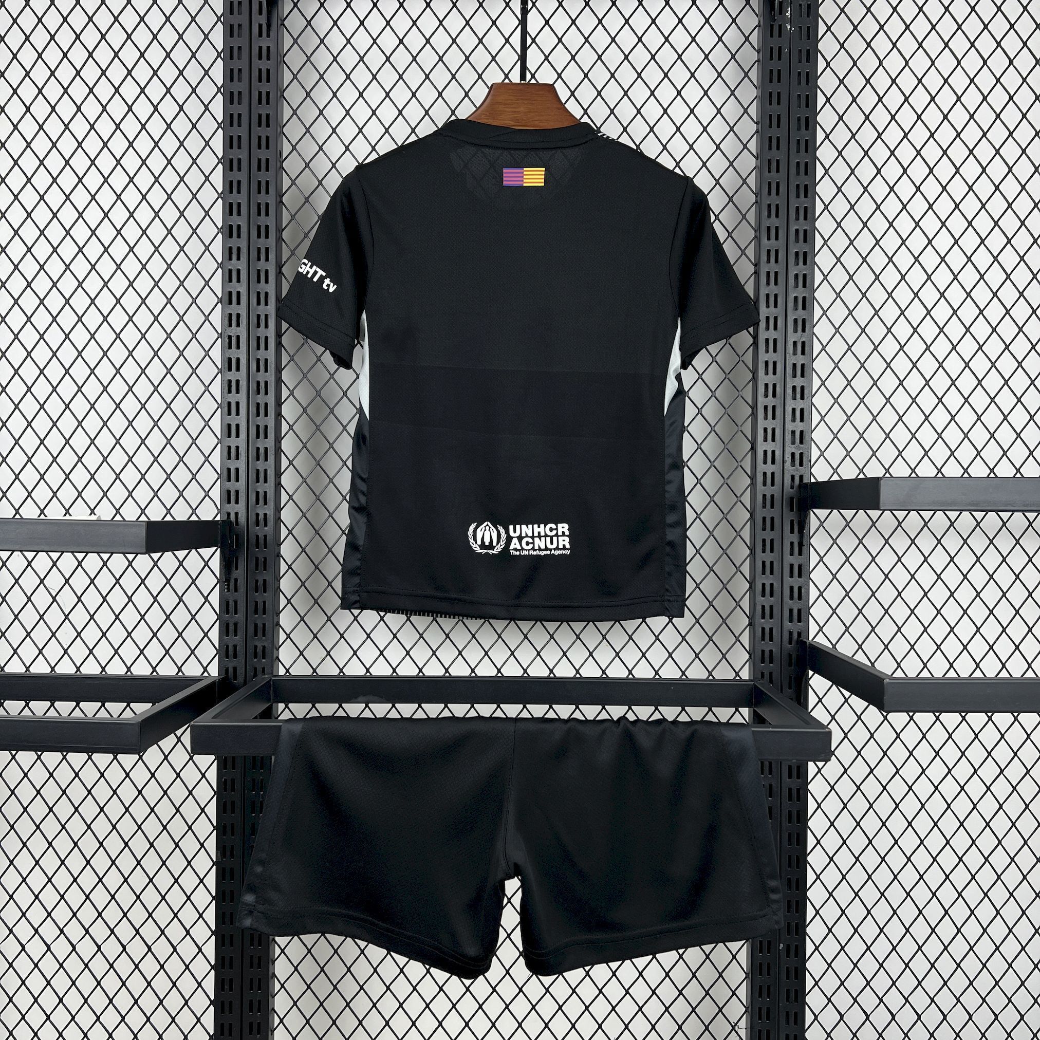 25-26 Kids Barcelona Goalkeeper Black Kit Youth Apparels Football AAAAJersey Dropship Yupoo 1