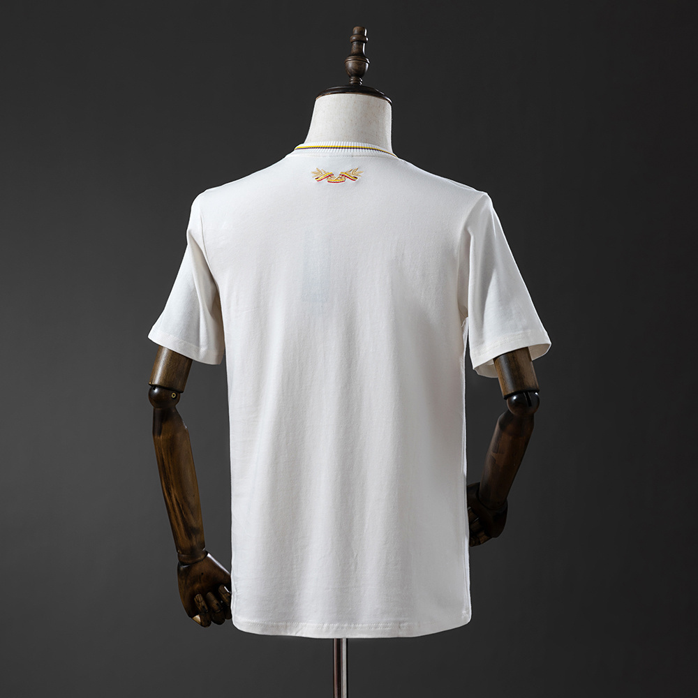2025 Colombia 100th Originals Shamrock White Cotton T-shirt 1