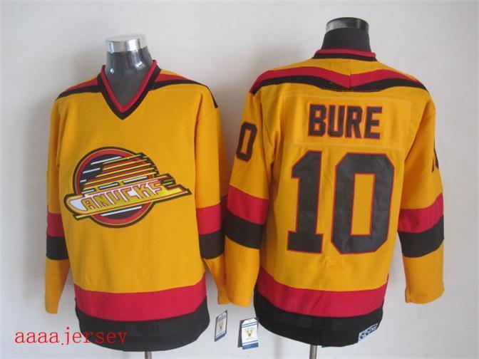 Vancouver Canucks retro ice hockey jersey M-3XL 温哥华加人队复古冰球服