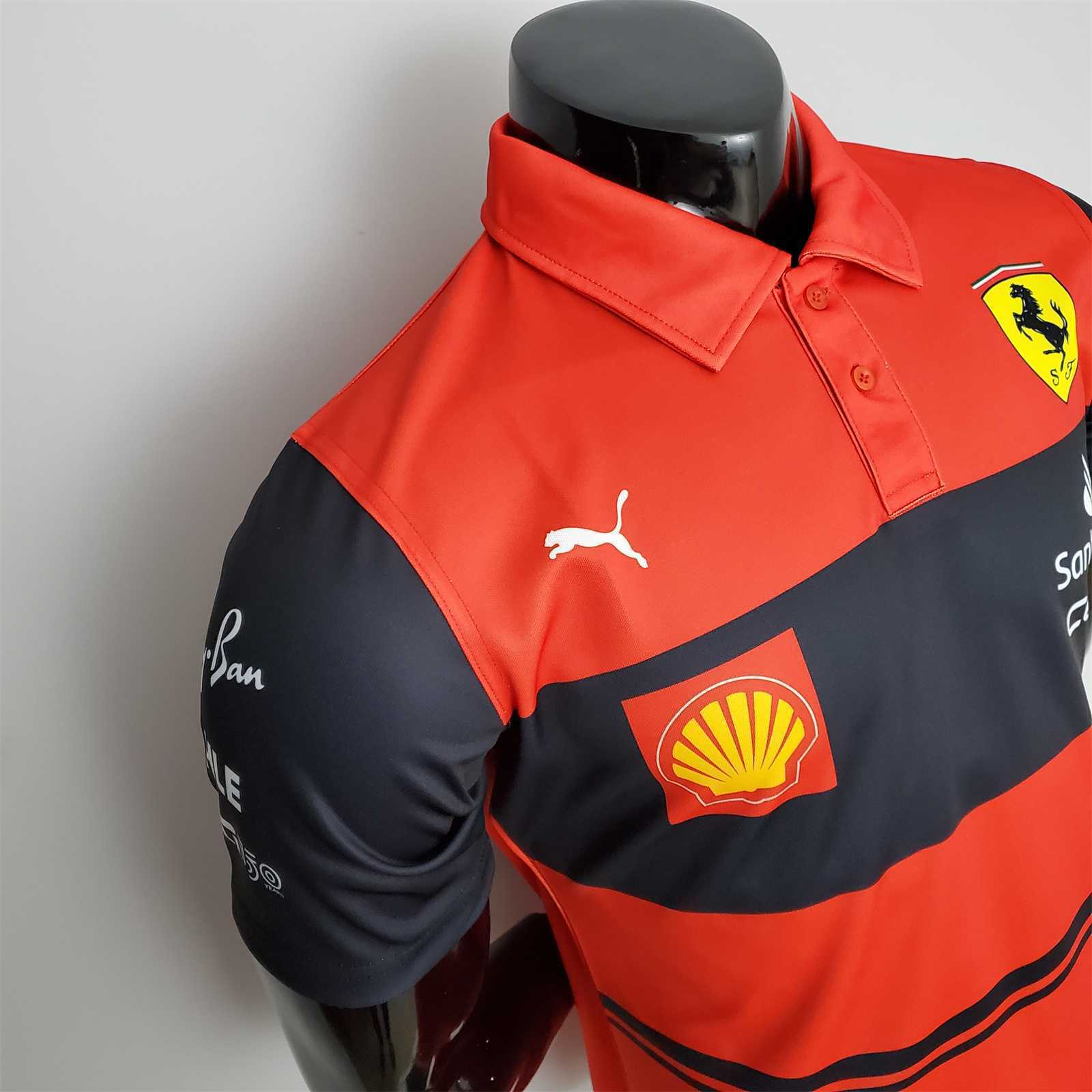 New F1 Formula One; Ferrari racing suit polo red 3