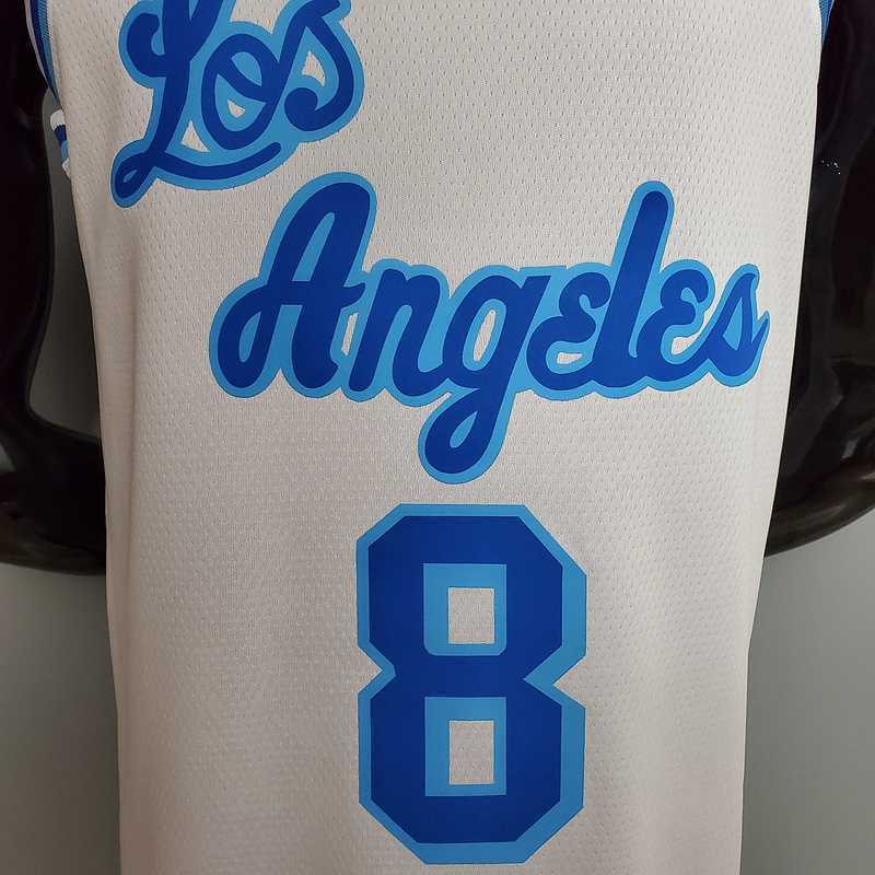 Retro night Bryant #8 Lakers white 2