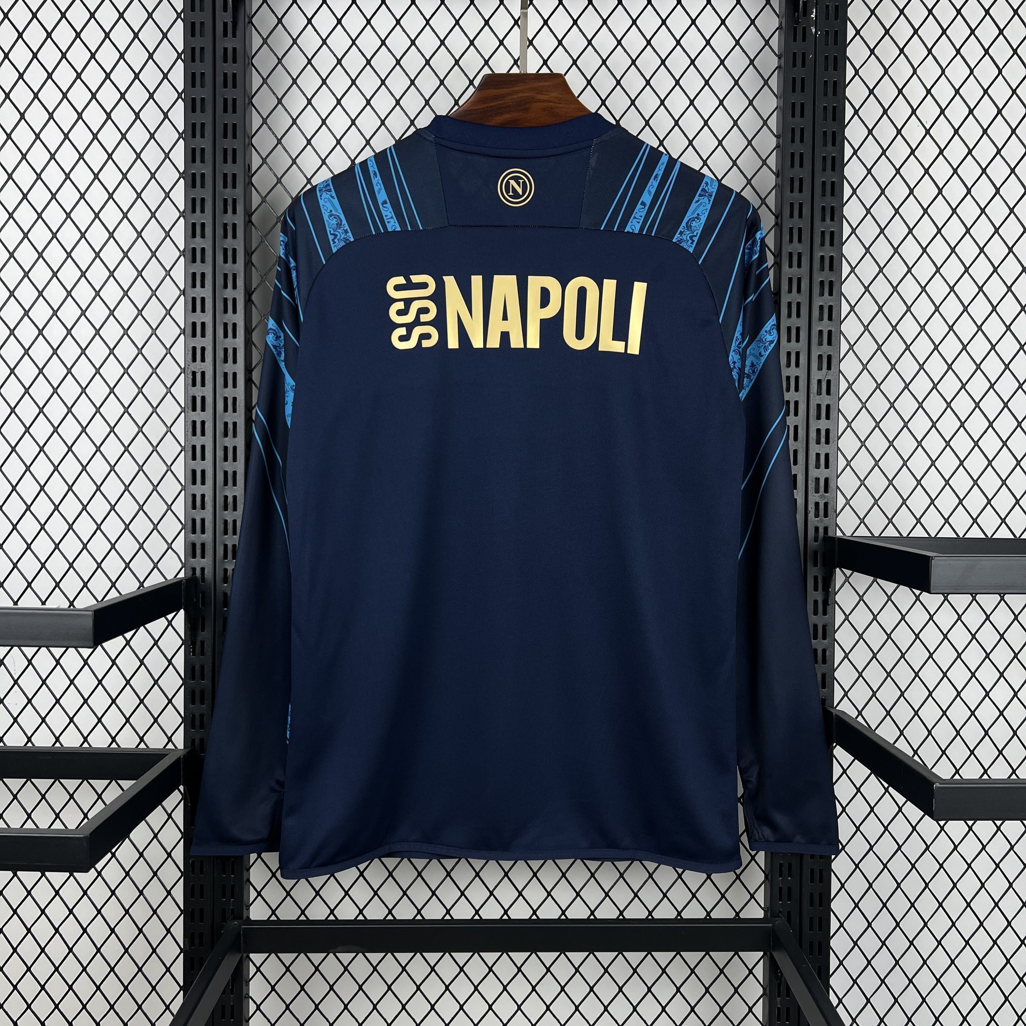 26-27 Napoli Pre-match Kit Soccer Long Sleeve T-Shirt AAAAJersey Supply Yupoo 2