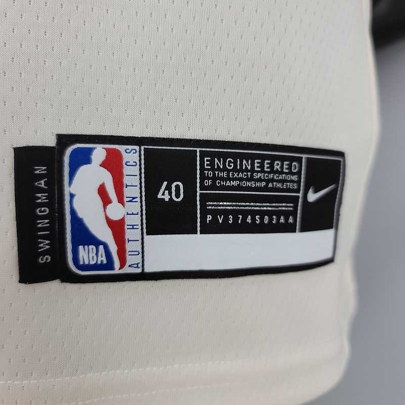Antetokounmpo#34 Bucks Striped Off-White 5