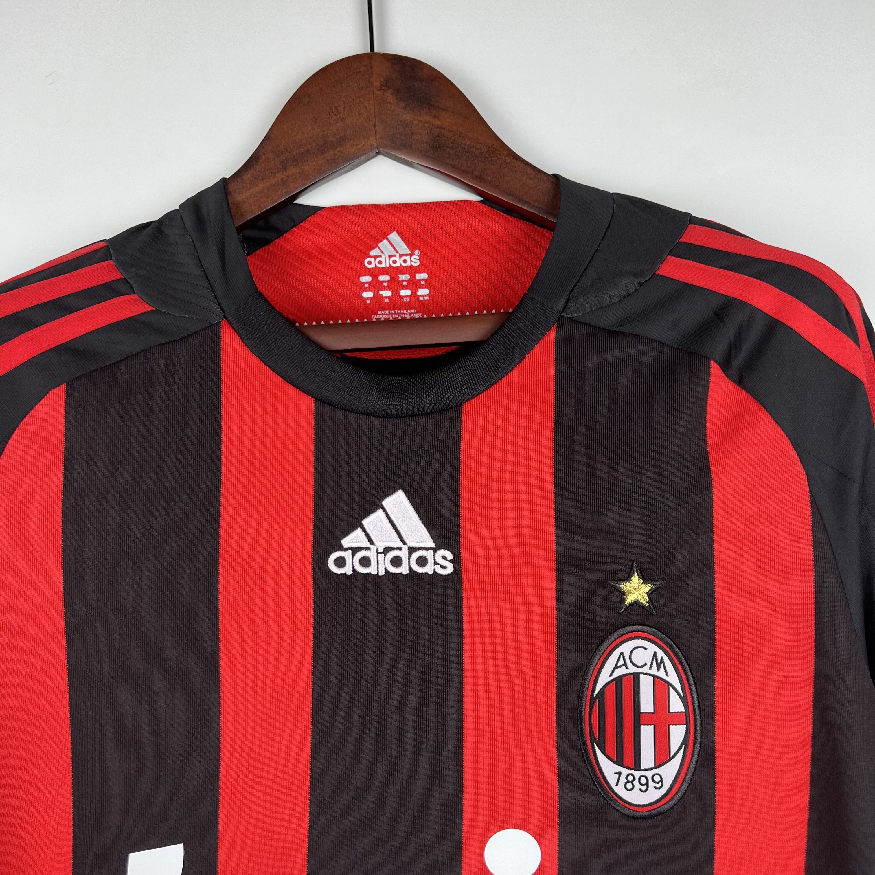 08-09 Retro long sleeve AC Milan Home S-XXL 3