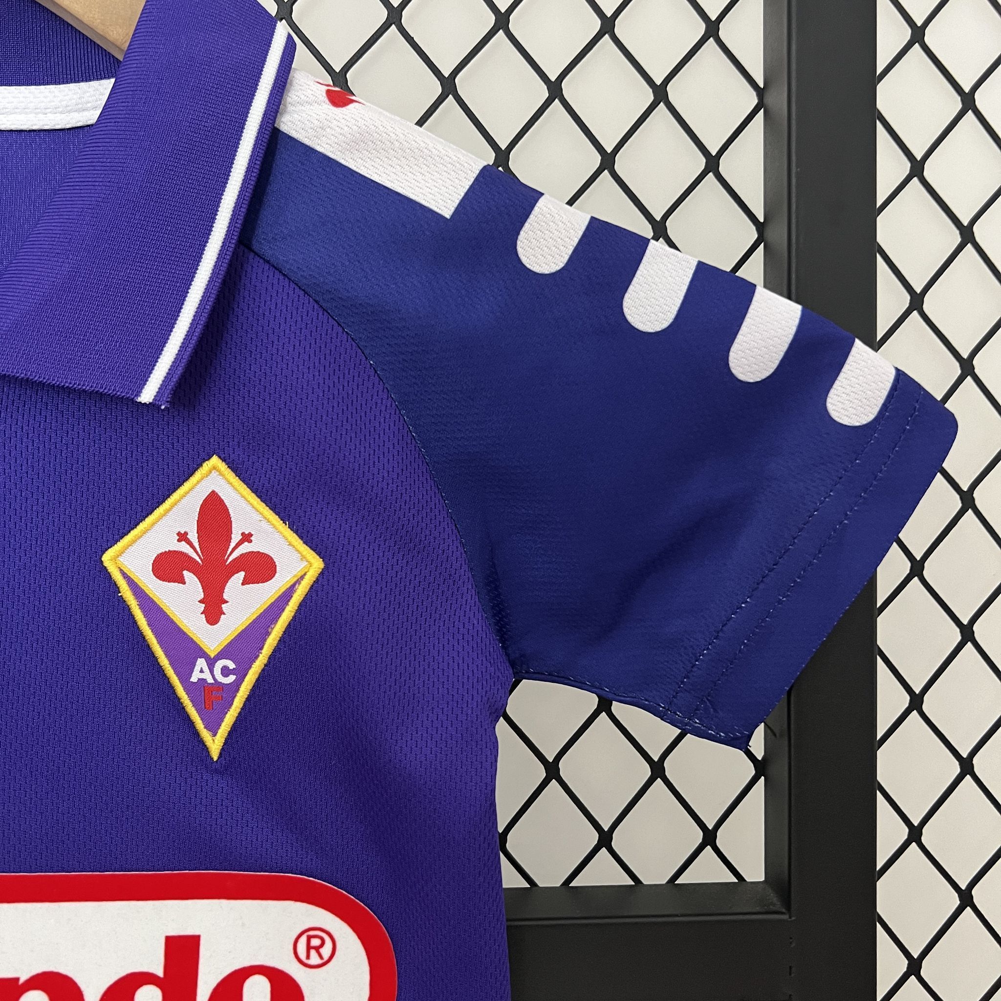 98-99 Fiorentina Home Retro Kid Kits Youth Apparels AAAAJersey Wholesale Yupoo 6