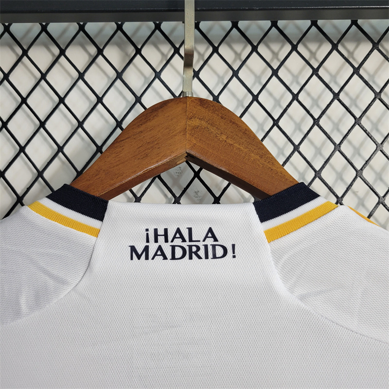 23-24 Real Madrid Home Long Sleeve Size S-XXL 6