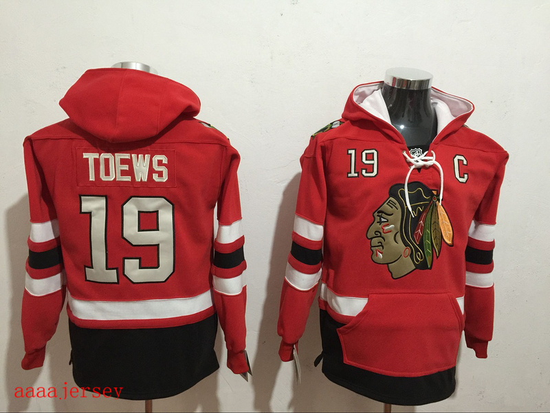 Chicago Blackhawks hoodie ice hockey jersey M-3XL 芝加哥黑鹰队带帽衫冰球服