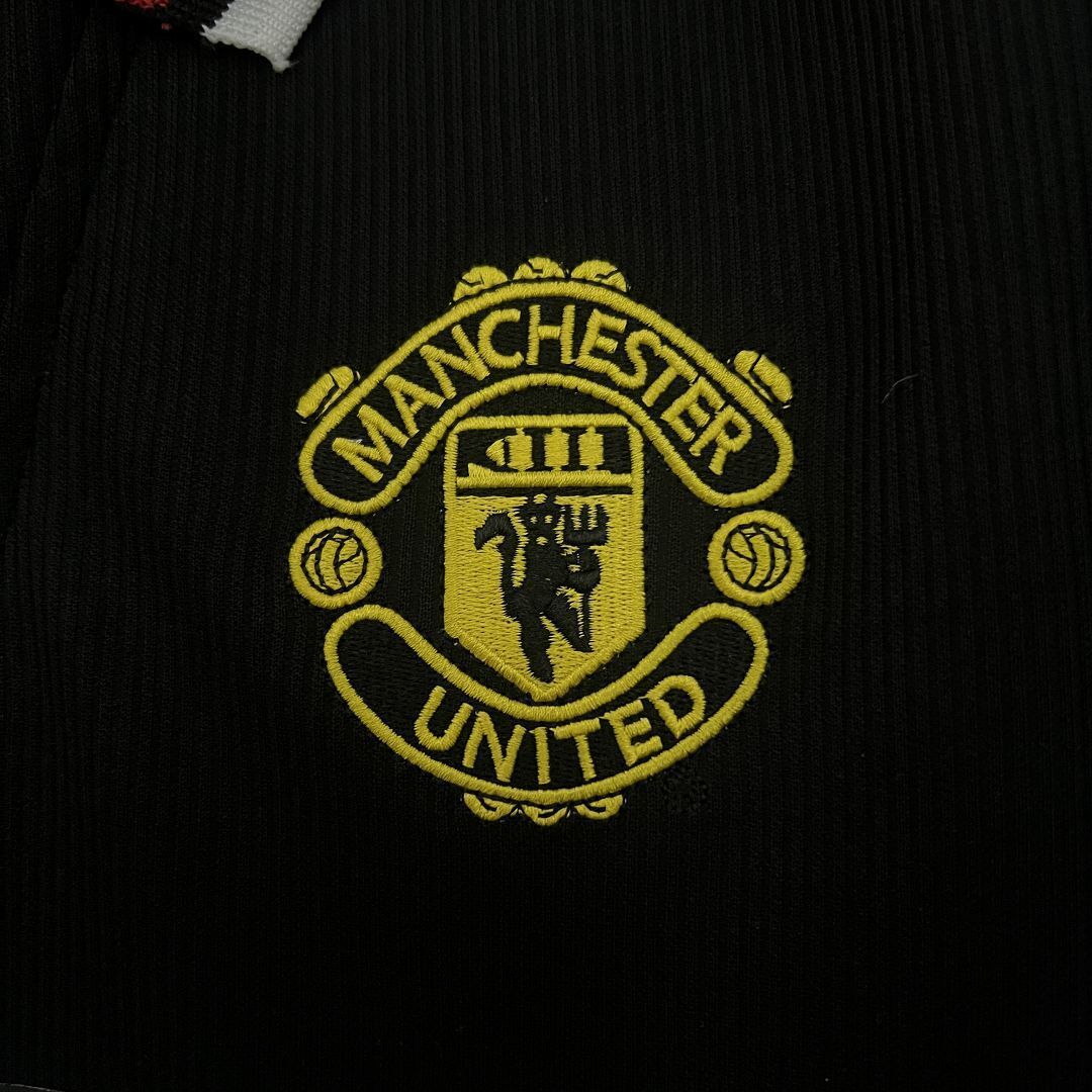 98-99 Manchester United Black Retro Kit Vintage Shirt AAAAJersey Dropship Yupoo 2