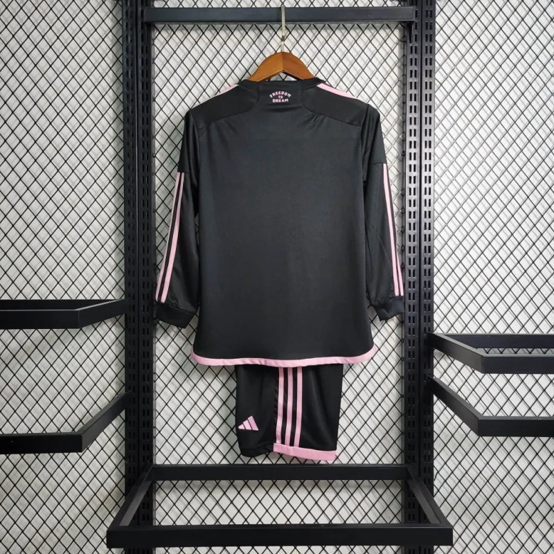 23-24 Inter Miami away long sleeve kid kit Size 16-28 1