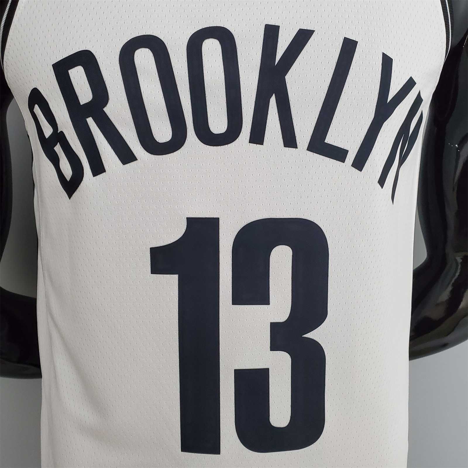 75th Anniversary Harden #13 Nets White 1