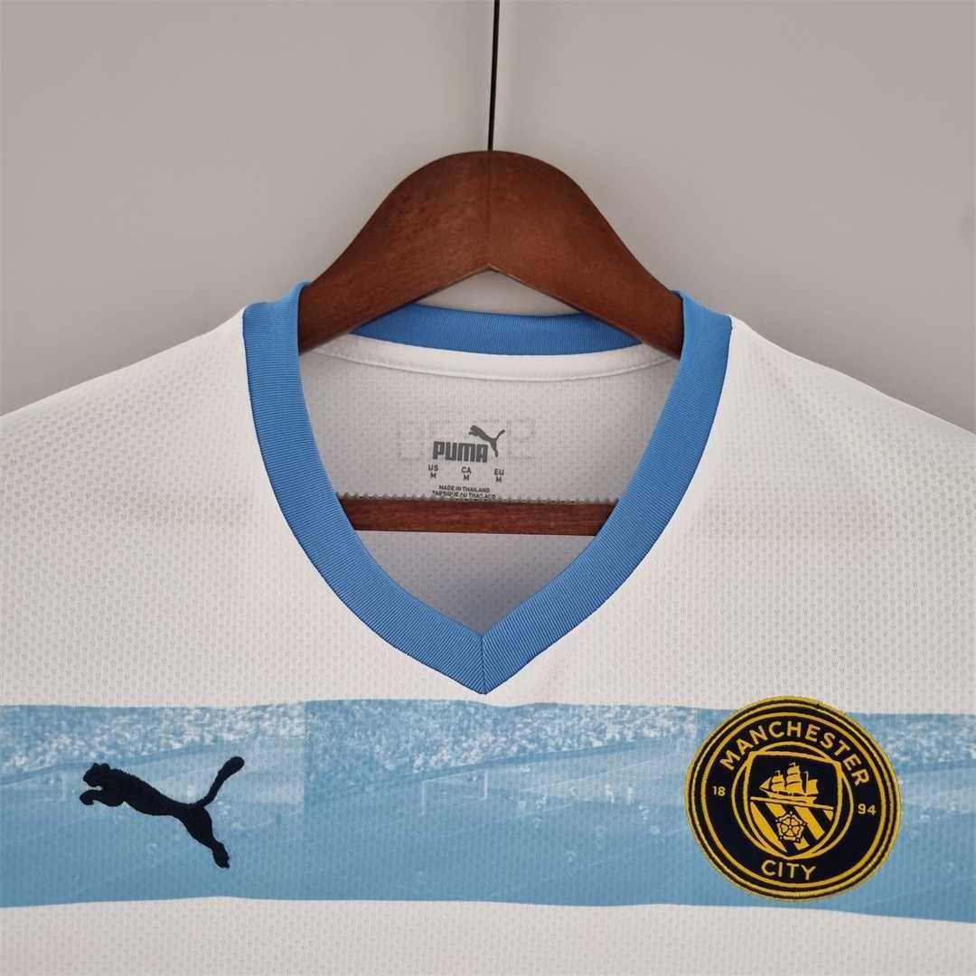 22-23 Manchester City commemorative white blue 4